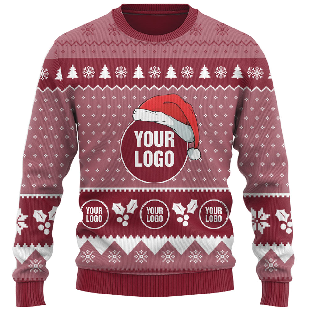 Customized Your Logo Christmas Sweater 2
